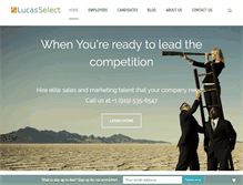 Tablet Screenshot of lucasselect.com